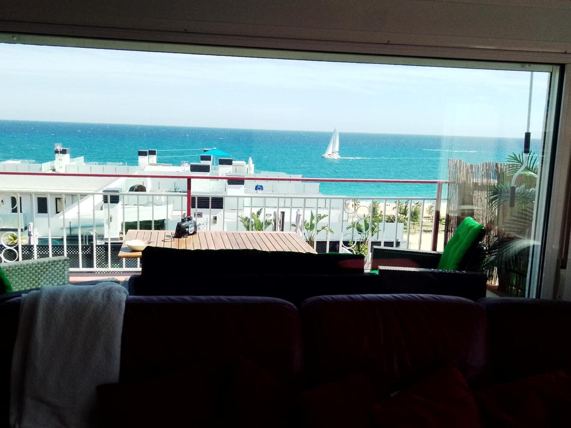 Апартаменты Terraza Al Mar Пинеда-де-Мар Экстерьер фото